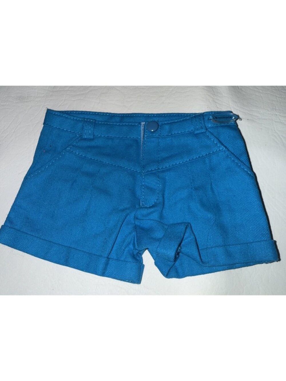 American Girl Doll Courtney Moore Turquoise Blue Pleated Shorts Mix N Match 80s